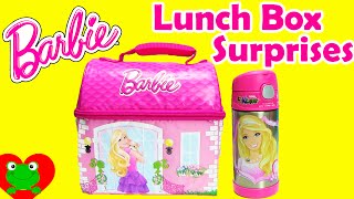 Lunch Box Surprises with Barbie Lunch Bag includes Shopkins My Little Pony [upl. by Janot]