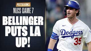 Cody Bellinger LAUNCHES homer to put Dodgers up in 7th inning of NLCS Game 7 [upl. by Eseenaj]