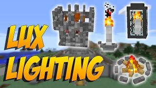 MOD QUE NOS TRAE LA LUZ Lux Lighting  Minecraft Mod 1918 [upl. by Ranna]