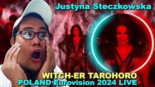 Justyna Steczkowska  WITCHER Tarohoro  Eurovision Poland 2024 REACTION [upl. by Llemaj911]