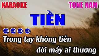 Tiền Karaoke Tone Nam  Am  Karaoke 9999  Beat Mới [upl. by Tanner266]