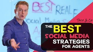 Best Social Media Strategies for Real Estate Agents [upl. by Ayerdna87]