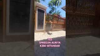 Tes spregun aurita k350 setandar [upl. by Kuster]