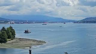 Seaplane Takeoff from Vancouver Harbour 2024 05 20 [upl. by Ardnalak]