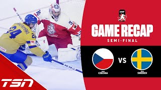 Czechia vs Sweden  2023 World Juniors Highlights [upl. by Esinrahc]