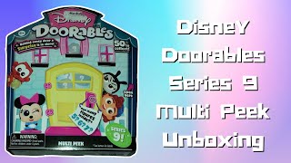 Disney Doorables Series 9 Multi Peek Unboxing [upl. by Elehcor]