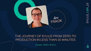 The journey of Sylius from zero to production in less than 30 minutes  Jacques BodinHullin [upl. by Eidarb]