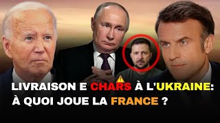 Livraison de chars à lUkraine  quel est le rôle de la France [upl. by Neeneg]