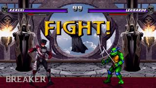 MORTAL KOMBAT PROJECT ANNIHILATION Kenshi vs Leonardo  MK vs TMNT [upl. by Stochmal]