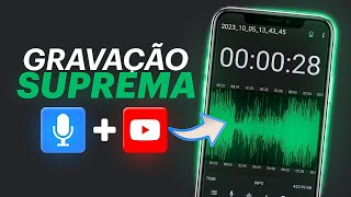 Grave AUDIO Profissional para Vídeos do YOUTUBE pelo Celular Guia Completo [upl. by Sucy]