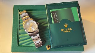 Rolex Oyster Unboxing amp Review from DHgate Luxury on a Budget [upl. by Nelloc612]