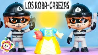 Oh no Mis PINYPON sin CABEZA PEPPA Pig y la banda de Ladrones 🍓 Historia con muñecas y juguetes [upl. by Pattie]