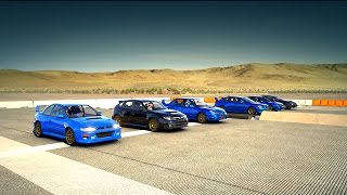 Forza 6 Worlds Greatest Drag Race Fastest Subaru WRX STI All in One Race [upl. by Ammann875]