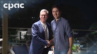 PM Justin Trudeau meets with UK PM Keir Starmer – November 18 2024 [upl. by Enorej]