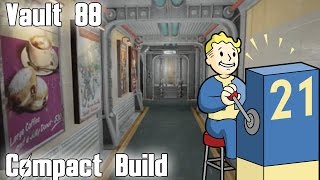 Best CompactSmall Vault 88 Build Underground Paradise [upl. by Snevets]