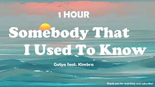 Gotye  Somebody That I Used To Know feat Kimbra  1 Hour [upl. by Waiter]