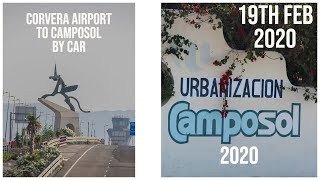 Corvea Airport to Camposol Mazarron Spain [upl. by Meehyrb115]