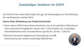 Risikoeinschätzung und Datenschutz Folgeabschätzung  DSGVO 1217 [upl. by Inaflahk]