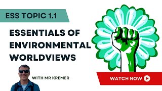 Ecocentric vs Anthropocentric vs Technocentric Which Worldview is Best for Earth  ESS topic 11 [upl. by Eannej]