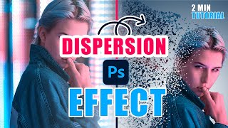 Dispersion effect in photoshop  Photoshop Tutorial iDesign [upl. by Harden]