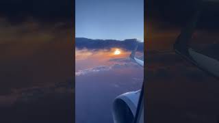 Mount Etna eruption captured from Flight in Catania Italy [upl. by Eanram859]