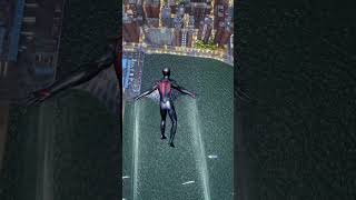 Marvels SpiderMan 2 Falling From The Highest Point PS5 Smooth [upl. by Eniamahs]