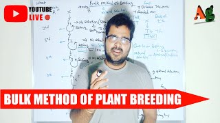 Bulk Method of Plant Breeding  Method of Handling of Segragating Generation  Agriculture [upl. by Drobman]