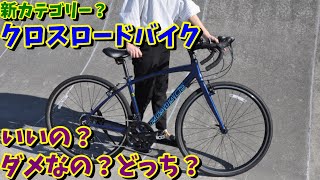 【新カテゴリー？クロスロードバイク！】丸石 ロードエースはおすすめ出来るか？（初心者向けロードバイクの選び方） [upl. by Rollin546]