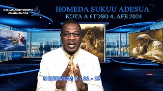 Twi Sabbath School Lesson 3  4QT 2024  THE BACKSTORY THE PROLOGUE  DFW Ghanaian SDA Church [upl. by Evers]