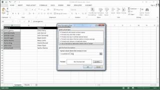 How to Use Excel to Match Up Two Different Columns  Using Excel amp Spreadsheets [upl. by Arber208]