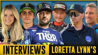 Loretta Lynns Interviews  Ft Mike Brown Andrew Short Caden Dudney Cooper Webb and More [upl. by Hurd]