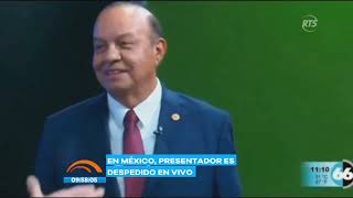 Presentador en México es despedido en vivo [upl. by Arabela]