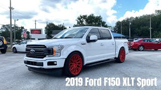 2019 Ford F150 XLT Supercrew 27L Eco Sport 4” Lowering Kit 24” Vossen Wheels Nav amp 302A Pkg [upl. by Albion]