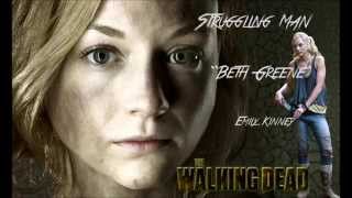 The Walking Dead Struggling Man quotBeth Greenequot Emily Kinney Full Version [upl. by Aronaele45]