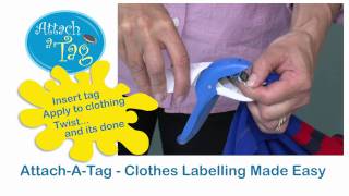 Attach A Tag Clothes Labelling Made Easy [upl. by Theodoric]