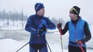 When two legends meet for cross country skiing [upl. by Aneehs]