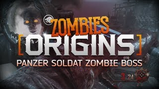 ORIGINS quotPanzer Soldatquot Zombie Boss Gameplay Black Ops 2 Zombies [upl. by Eixel]