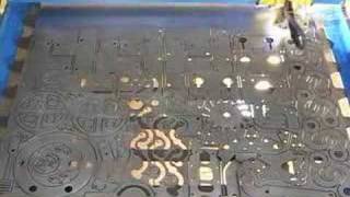 Nested Mechanical Parts Cut on CNC Plasma Table [upl. by Nylazor]