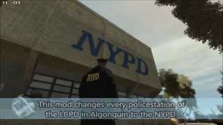 NYPD Police Stations Algonquin GTA IV [upl. by Audwen949]