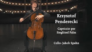 Jakob Spahn  Penderecki „Capriccio per Siegfried Palm“ [upl. by Lenzi]