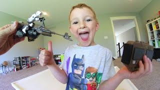 Father amp Son GET CRAZY RC STAR WARS SPEEDER BIKE [upl. by Nnalatsyrc101]