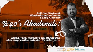 2023 Hakimlik Mülakatları İstatistikleri  Erhan Kaya [upl. by Jud]