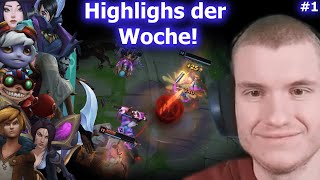 Highlights der Woche 1🤩 ezreal tristana ziggs aphelios jhin kaisa caitlyn [upl. by Jalbert]