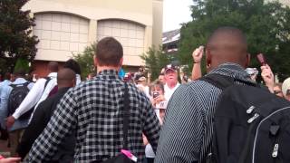 Experience the Mississippi State Football Dawg Walk vs Troy  Sept 21 2013 [upl. by Felipe]