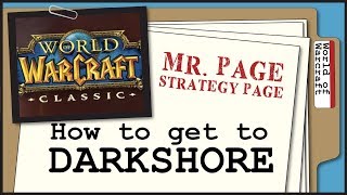 How to get to Darkshore  World of Warcraft  Classic [upl. by Juna221]