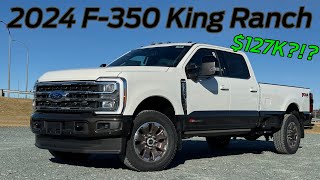 BEST NEW TRUCK 2024 Ford F350 King Ranch Review [upl. by Ranit]