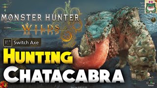 MHWilds Switch Axe VS Chatacabra  Beta Early Gameplay [upl. by Lleunamme]