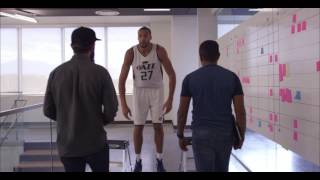 High Five  Rudy Gobert of the Utah Jazz Gives Encouragement [upl. by Damas]