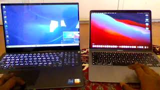 Dell inspiron 7506 2n1 vs macbook air m1 [upl. by Janiuszck]