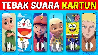 TEKATEKI TEBAK KARAKTER KARTUN DARI SUARANYA UPIN amp IPIN BOBOIBOY DORAEMON TAYO NARUTO [upl. by Negroj]